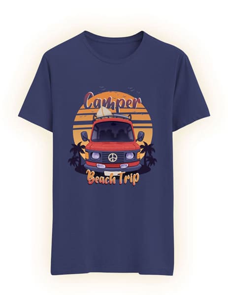 Camper van Beach T-Shirt