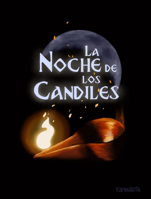 La noche de los candiles festival poster Almócita