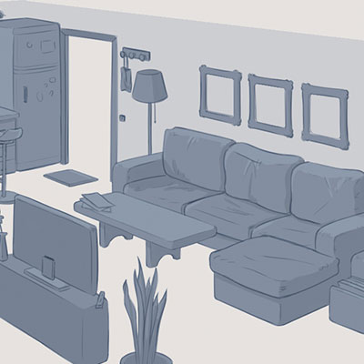 interior room illustration
