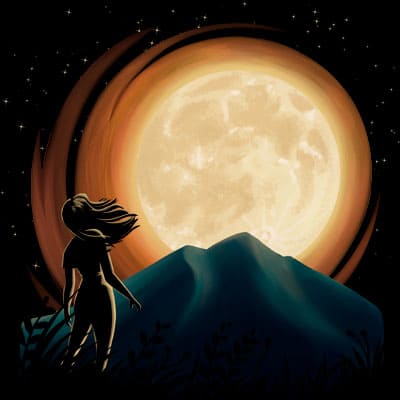Moon spell illustration